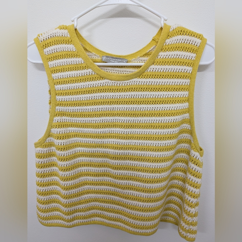 Everlane Cropped Knit Vest